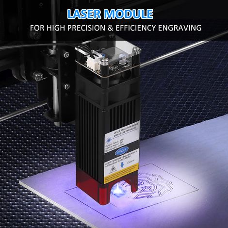 Optisches Leistungsgravurset, 20W 5W Modul, komprimierter Punktschneider, kompatibel mit den meisten Schneid- und Graviermaschinen. (1/5)