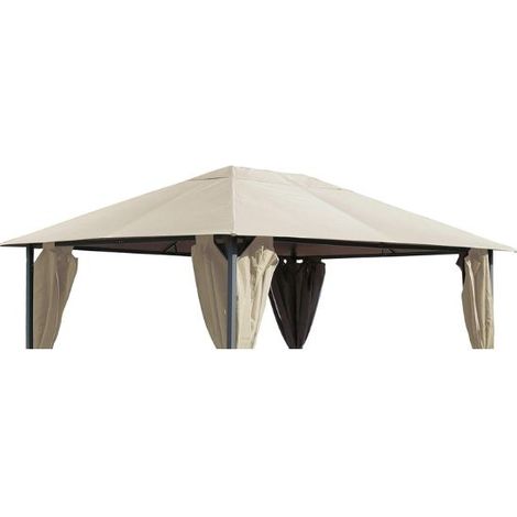 Telo di ricambio per gazebo 3x4 m écru da 220 gr/mq