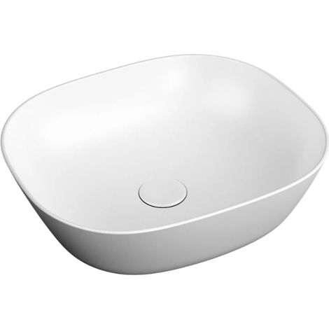 Lavabo bajo sobre encimera VITRA Plurals blanco mate (1/3)