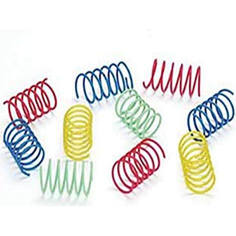 Lot de 5 jouets à ressort amusants pour chats, conçus pour jouer à frapper, mordre et chasser. (1/5)