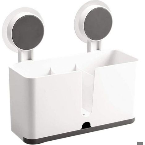 Porte-Couverts Évier - Organisateur Égouttoir Suspendu avec 2 Ventouses - Pour Cuisine - 1 Pièce (1/5)