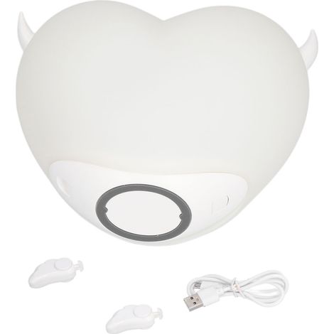 en forme de cœur design raffiné batterie rechargeable (1/5)