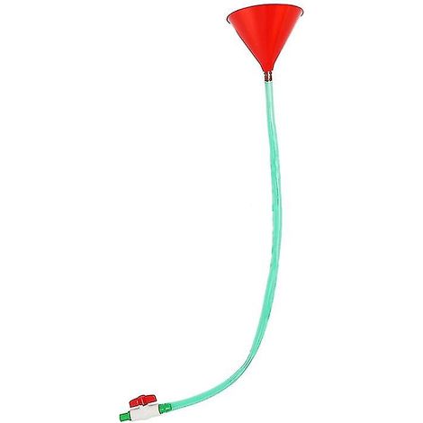 Entonnoir de remplissage en plastique pour bière, vin et autres liquides, tuyau/valve en plastique pour fêtes d'anniversaire et autres événements.