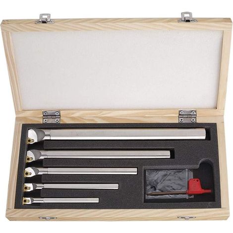 JEU D'OUTILS 90° POUR TOUR TOURNAGE FERVI KISTFCR