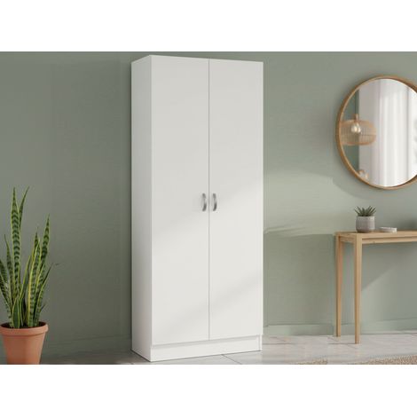 Scarpiera Erinni, Mobile Portascarpe 5 Ripiani, 18 Paia, 34.6x69.2x170.4h cm Bianco (1/5)