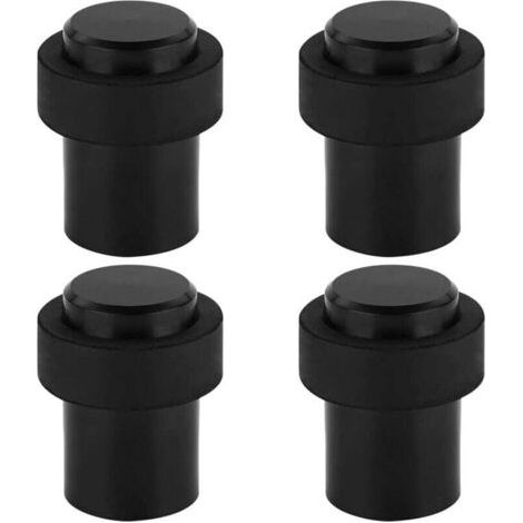 Tope de puerta de acero con diámetro de 4,5 cm, bloqueo de puerta, retención de puerta (Set de 4) (1/4)