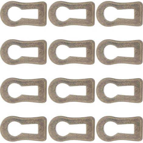 Luxshiny Lot de 12 plaques finition ovales en bronze antique (1/5)
