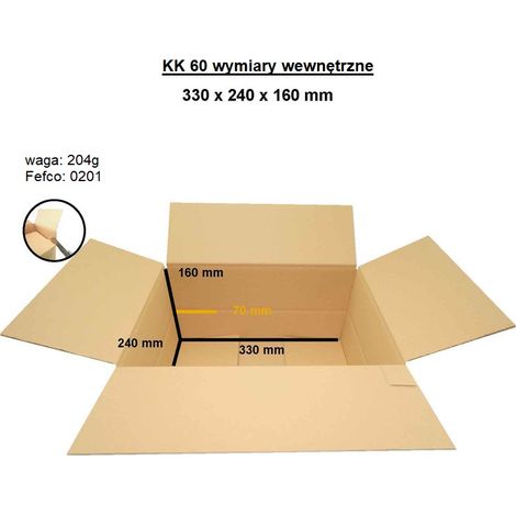 Karton 330x240x160 mm KK 60 x 25 Stück