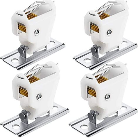 Locking set for Roman blinds (4 pieces), lock for bamboo roller blinds, rollers for curtain lifters, accessories for curtain pulleys. (1/5)