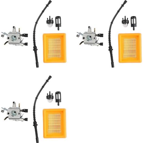 3 carburadores adecuados como repuestos para desbrozadora de línea fina FS400 FS450 FS480 4128 120 0602 Filtro de aire (1/4)
