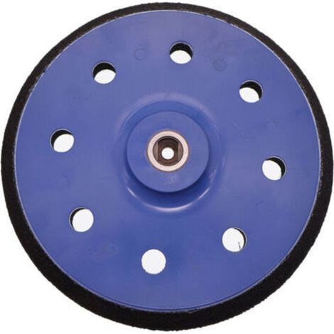 Plateau de ponçage 180mm, 8 trous, MOYEN, pour disque abrasif, Accessoire pour Ponceuse Excentrique (1/4)