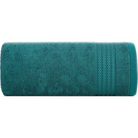 Asciugamano 70x140 Laris 05 turchese scuro 550g/m2 Eurofirany (1/4)
