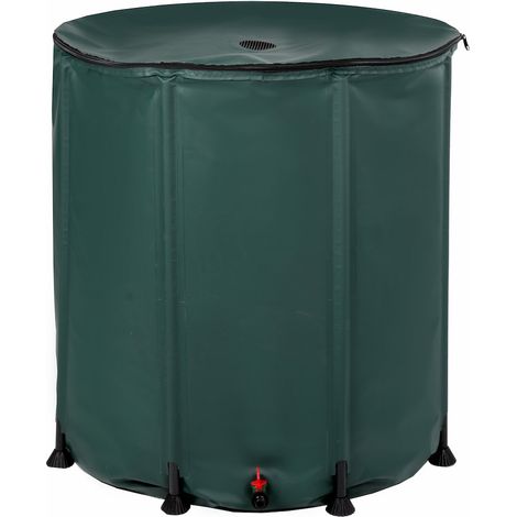 Faltbare Regentonne grün 400 Liter