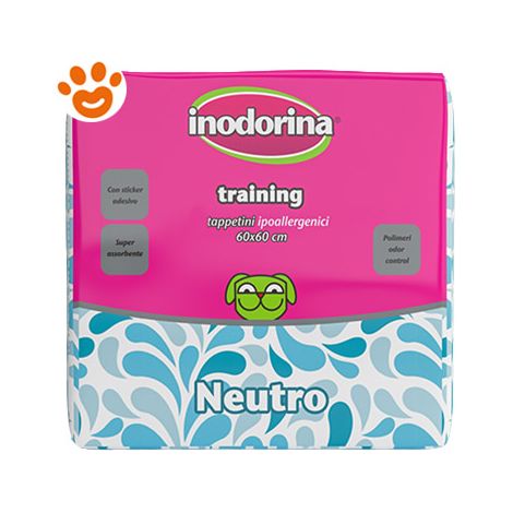 Inodorina Dog Tappetini Igenici Neutro (60x60cm) - Inodorina Dog Tappetini Igenici Neutro (60x60cm) - 40 Tappetini
