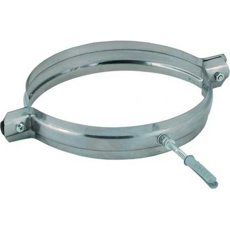 Collare nervato inox : Diametro - 80