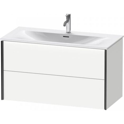 Sous-vasque pour lavabo XVIU 557x1010x480mm, professionnel, noir mat, blanc mat (1/3)