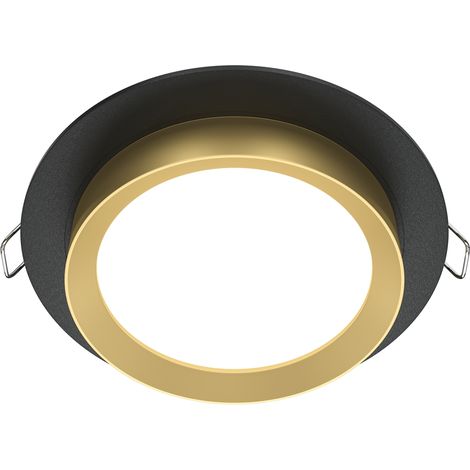 Faretto incasso soffitto Maytoni Hoop GX53 nero tondo (1/5)