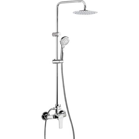 Columna de ducha telescópica monomando con rociador Ø230 mm - TITANIUM - 187802RP230 - Ramonsoler - Acabado: Cromado (1/3)