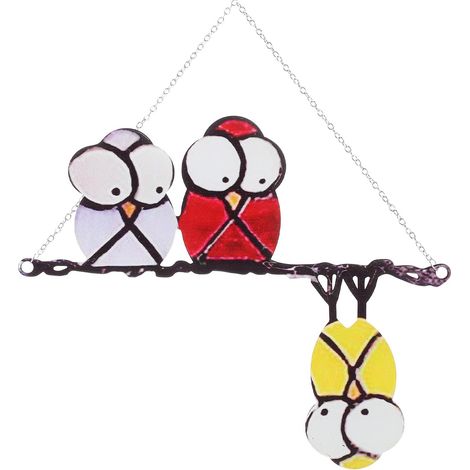 Eisen Hängender Vogel Wandbehang Decoration mit Einfachem (1/5)