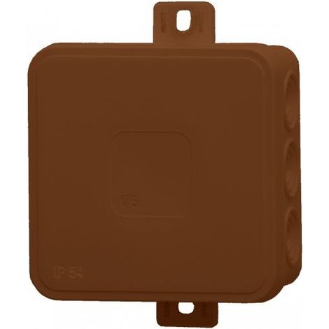 Hermetische Box V6 Duroplast IP54 Bronze-Klick 85x85x41 ONLINE (1/5)