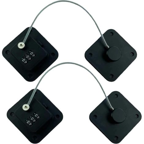 2 cadenas à combinaison pour congélateur, cadenas à combinaison pour (1/5)