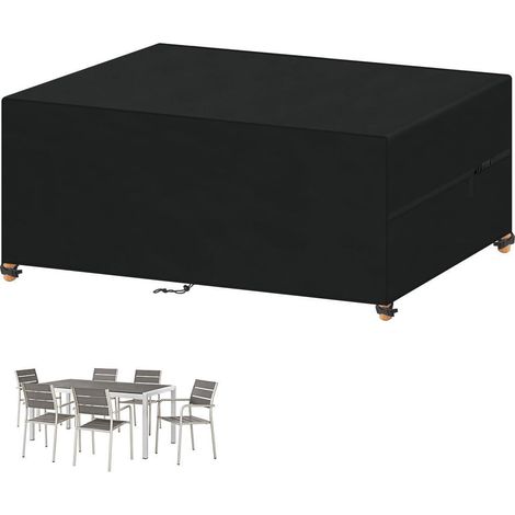 Gartenmöbel Abdeckung 140x70x70cm Wasserdicht 420D Oxford Winterfest (1/5)