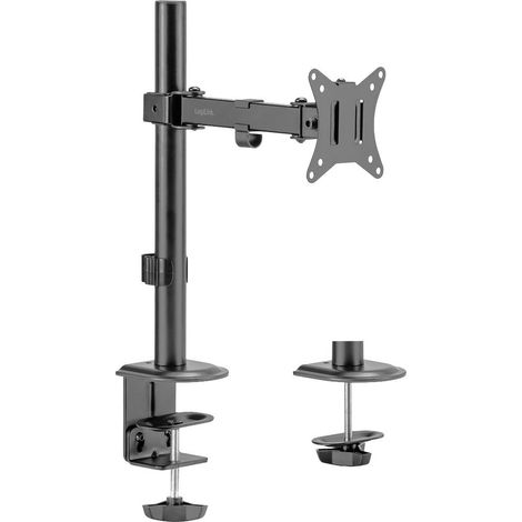 LogiLink BP0171 Supporto da tavolo per monitor 1 Display: (s) Nero Ruotabile, Regolabile in altezza, Inclinabile, Rotan (1/5)
