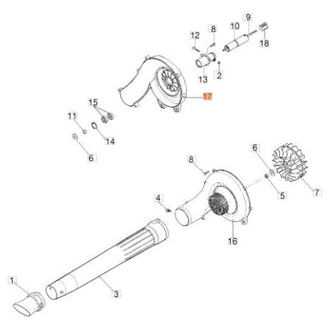 SEMIVOLUTE L.MOT. GR 2011 ORIGINAL EMAK 61370345R