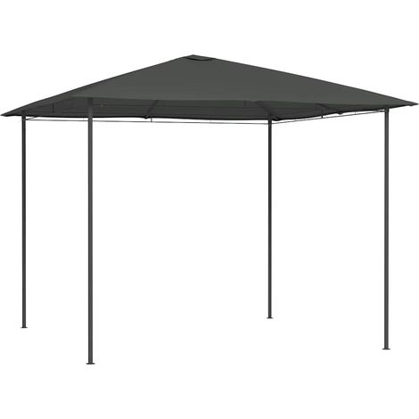 vidaXL Cenador gris antracita 3x3x2,6 m 160 g/m² (1/4)