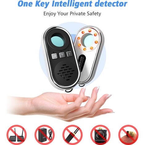 Détecteur de caméras portable, scanner de signal sans fil, mini détecteur pour hôtels, protection contre la surveillance