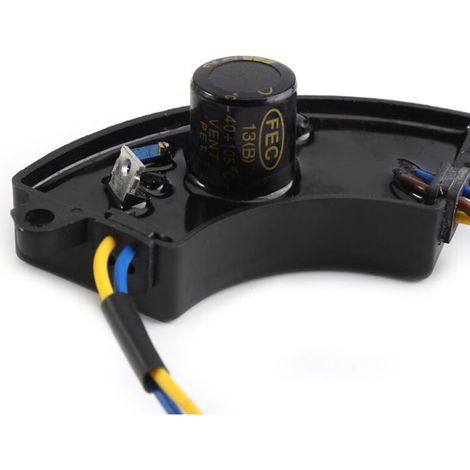 Jeffergarden 250V 220F Générateur Régulateur de Tension Contrôleur Automatique, automatique en forme d'arc AVR pour le générateur électrique à essence 2KW-3KW 168F-DOU