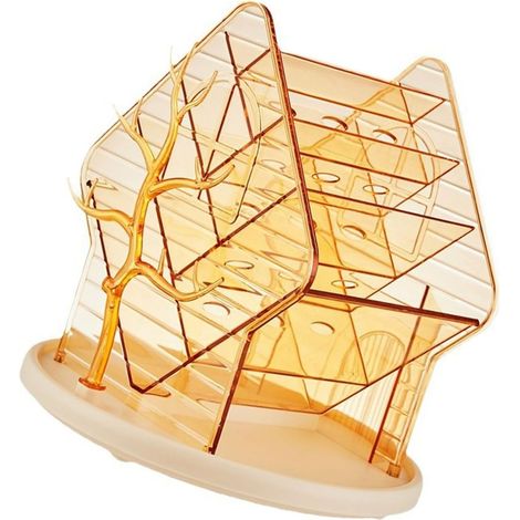 Boîte de rangement pivotante à 360 degrés pour cosmétiques, bijoux, pinceaux de maquillage et rouges à lèvres (1/5)