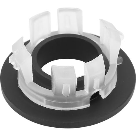 Bague de rechange en laiton pour couvercle de trop-plein de lavabo  couvercle de bonde décoratif avec trou intégré pour trou de rechange  noir. (1/5)