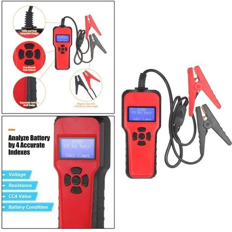 Autobatterietester, Batterieanalysator, 12V CCA Diagnosegerät für Fahrzeug-Upgrades (1/3)