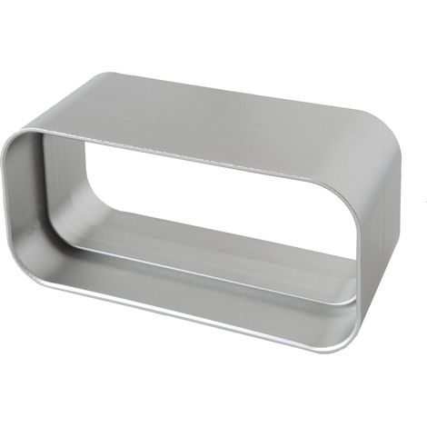 La Ventilazione CG157AC Giunto Orizzontale in ABS per Aerazione Canalizzata, Cromato Satinato, 150x70 mm (1/4)