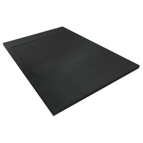 Receveur de Douche Résine de Synthèse Runa noir 80x140 - Elmer