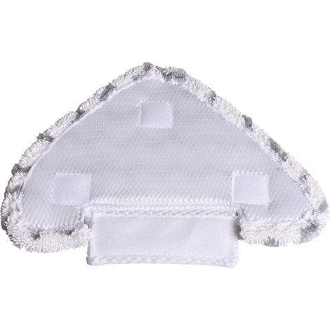 Ortviai Lot de 4 chiffons microfibre triangulaires lavables pour balai vapeur Shark S3973
