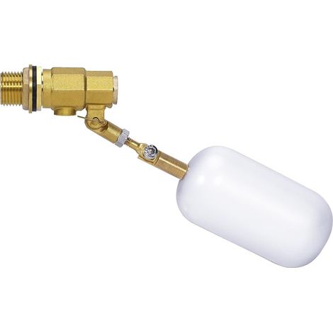 Robinet Flotteur 1/2" Remplisseur D'eau Automatique En Laiton Interrupteur À Flotteur Pour Réservoir D'eau Valve De Remplissage Pour Réservoir De Chasse D'eau Pour Abreuvoir À Poules (1/5)