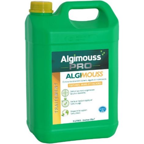 ALGIMOUSS - 5 LITER - Kurative und präventive Behandlung von Dächern, Mauern und Fassaden ALGIMOUSS - 001003