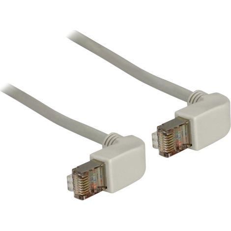 Delock 83510 RJ45 Patchkabel CAT 5e S/FTP 0.50 m Grau 1 St. (1/2)