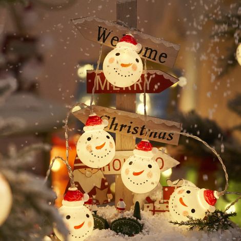 Decorazioni natalizie - Costumi per feste - Decorazioni per finestre - Piccoli ornamenti - Decorazioni creative per l'albero di Natale - 3 m 20 luci [batteria] (1/3)