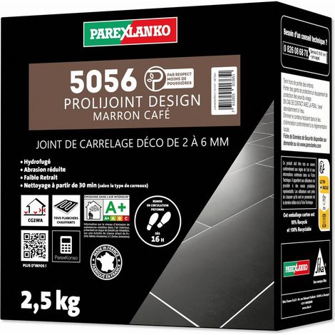 Joint de carrelage 2,5 Kg 5056 Prolijoint Design PAREXLANKO Marron Café (1/5)