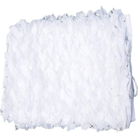 Filet de Camouflage pour Décoration de Fête de Piscine de Mariage à Thème U.Car Pare-Soleil / Filet de Camouflage Blanc, 2x3m (1/5)