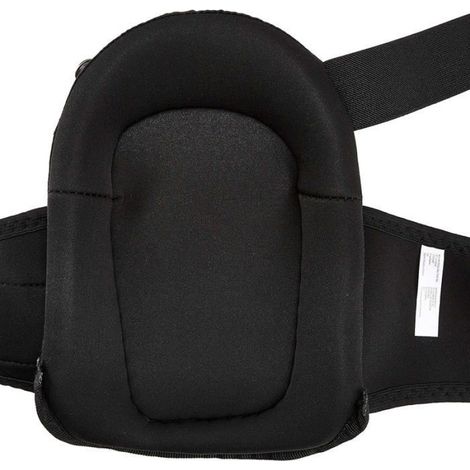 Genouillères professionnelles, Rembourrage en mousse ultra résistante, Coussin en gel confortable, Noir, 1 paire (1/5)
