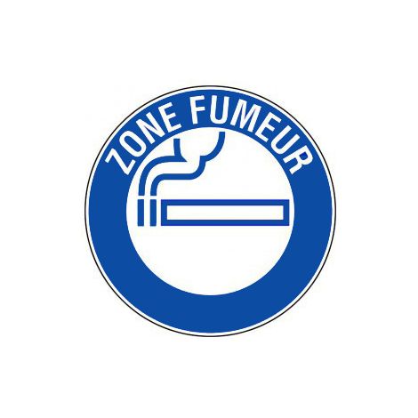 Panneau Zone fumeur - Rigide Ø450mm - 4080321