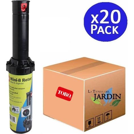 Set di 20 Irrigatore MINI8 Toro 1/2''. Portata da 6 a 10,7 metri, angolo regolabile