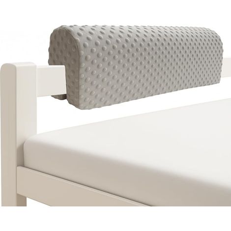 Protection de Bordure de Lit pour Tout-Petits - Coussin de Garde-Corps pour Lit Enfant - Anti-Collision Hauteur Augmentée Prévention des Chutes - Sécurité Renforcée (Gris, 70cm) (1/5)