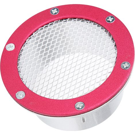 Kit de conduit d'admission d'air télescopique rouge universel pour pare-chocs avant de voiture (1/5)