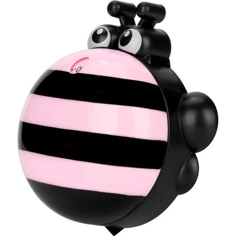 Minuteur de cuisine mécanique, minuteur de cuisine manuel en forme d'abeille (rose) (1/5)
