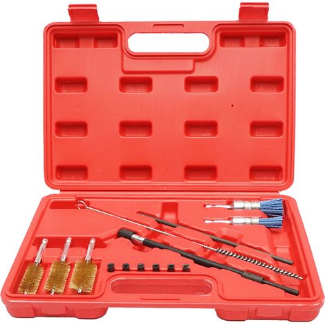 Set di spazzole per pulire sedi/portainiettori diesel Breckner Germany (1/4)